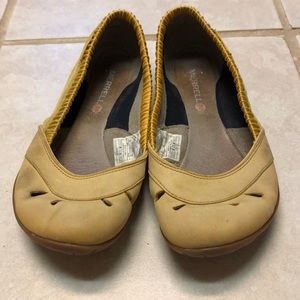Merrell yolk yellow vibram flats